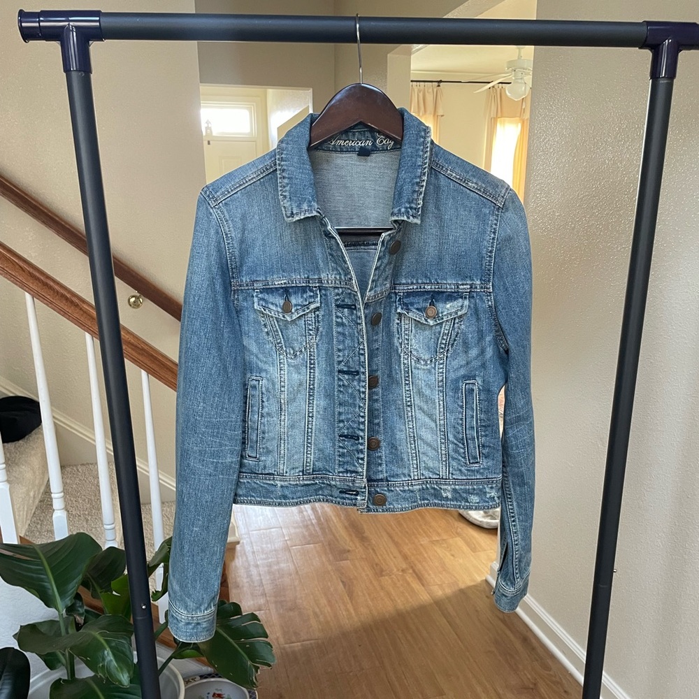 American Eagle denim jacket.